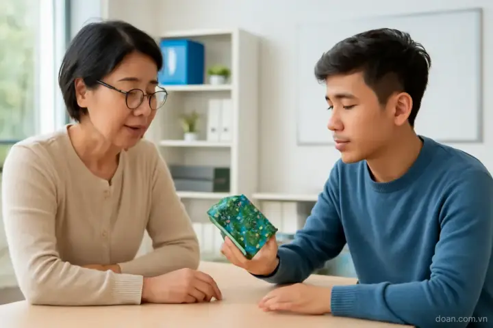Mỗi buổi gặp giảng viên hướng dẫn mang theo ba thứ